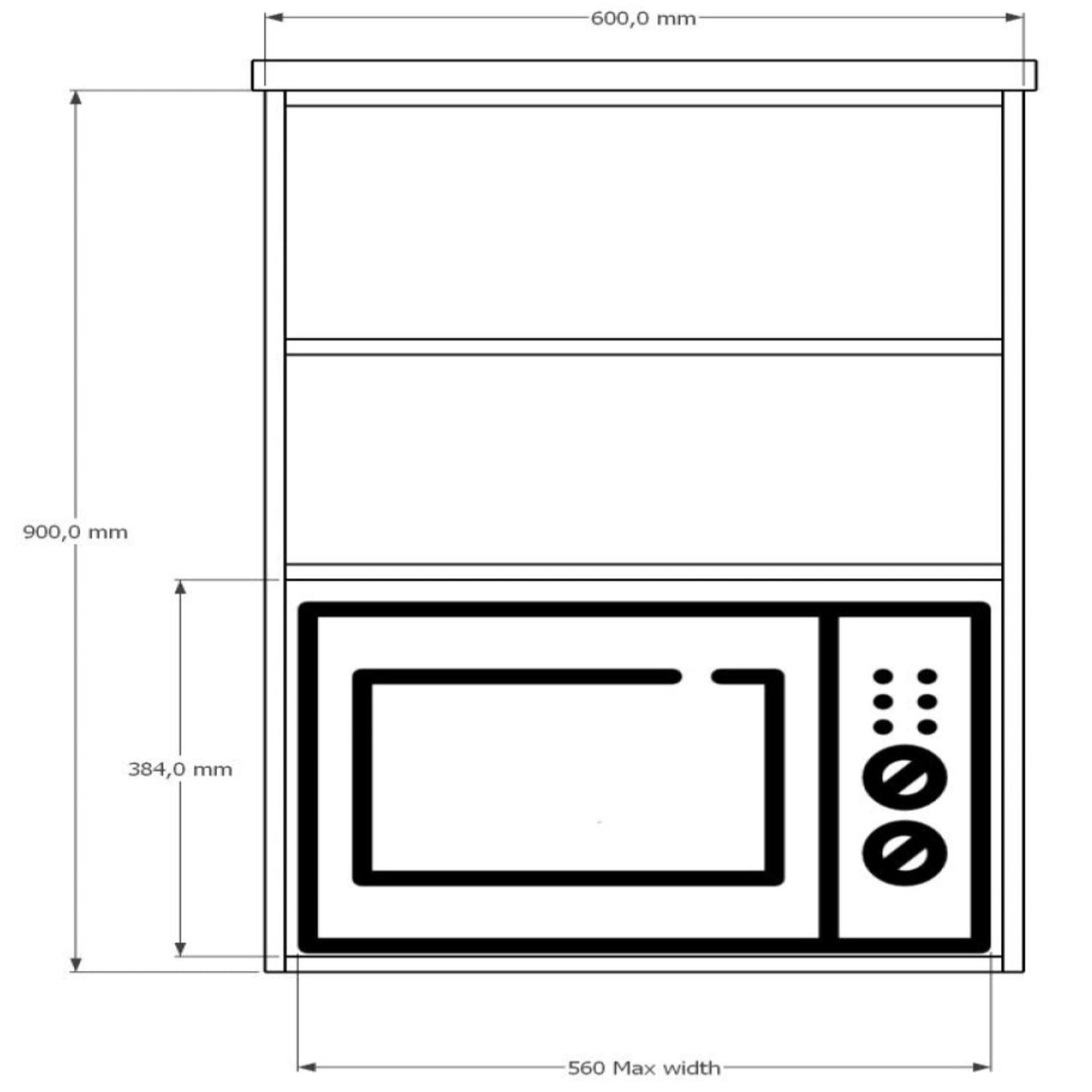 Microwave Cabinet