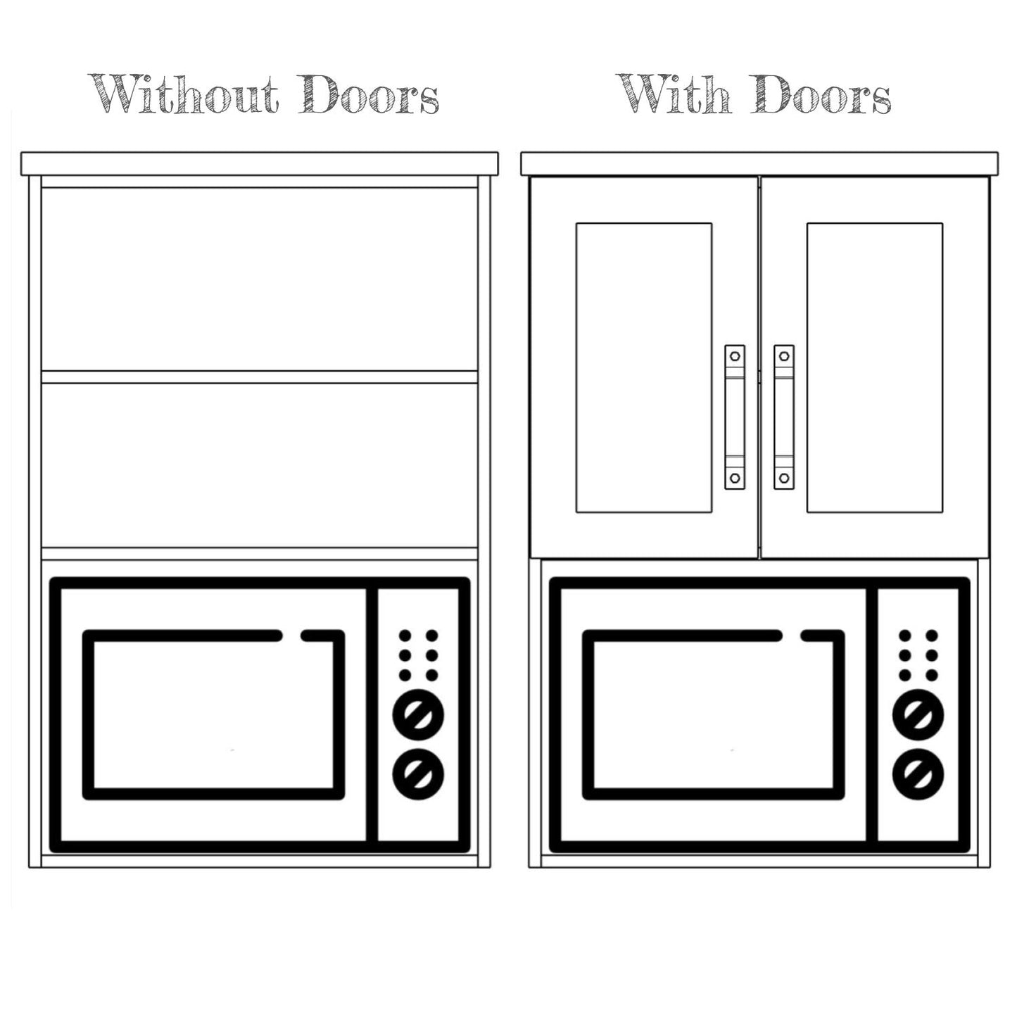 Microwave Cabinet