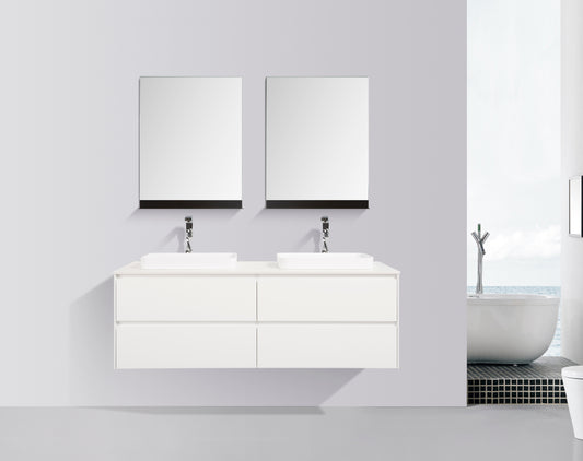 Madrid Four Drawer Vanity, Top and Basin 1500mm